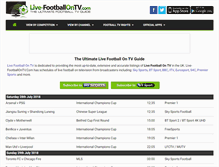 Tablet Screenshot of live-footballontv.com